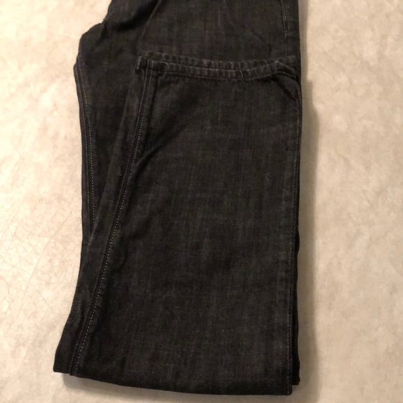 Express Men's Slim Fit Straight Leg 5 Pockets Black Jeans Size 32X34 - Picture 4 of 12
